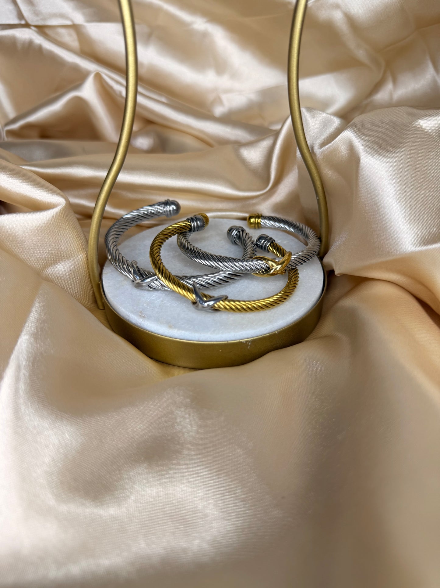 Tresse Bracelet Gold & Silver