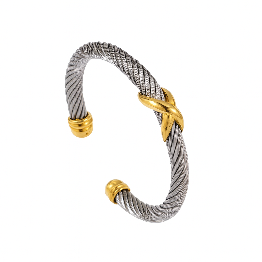 Tresse Bracelet Silver & Gold